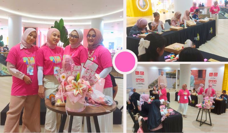 Merangkai Bouqet Bunga